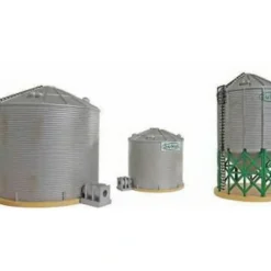 Imex 6148 HO Scale Perma-Scene Sukup Grain Tower Version Built-Up - Model Train Junction: Quality Parts and Art Supplies