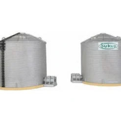 Imex 6145 HO Sukup Set of 2 Prebuilt Grain Towers - Model Train Junction: Quality Parts and Art Supplies