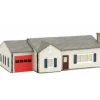 Imex 6309 N Assembled Ranch House Perma-Scene Building - Model Train Junction: Quality Parts and Art Supplies