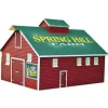 Imex 6331 N Scale Spring Hill Red Barn with Green Roof - Model Train Junction: Quality Parts and Art Supplies