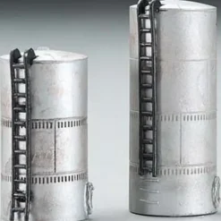 Imex 6354 N Tall & Medium Oil Storage Tank - Model Train Junction: Quality Parts and Art Supplies