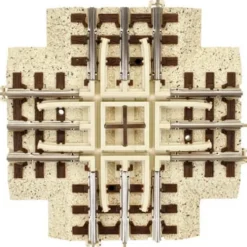 Industrial Rail 1001080 90 Degree Crossing - Model Train Junction: Quality Parts and Art Supplies