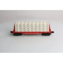 Industrial Rail 1004101 Burlington Northern Flatcar w/Lumber Load #93536 - Model Train Junction: Quality Parts and Art Supplies