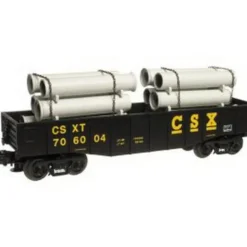 Industrial Rail 1003007 O Gondola W/Pipe Load CSX #706004 - Model Train Junction: Quality Parts and Art Supplies