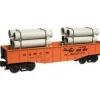 Industrial Rail 1003005 O Ind.Rail Gondola W/Pipe Load Rio Grande #56135 - Model Train Junction: Quality Parts and Art Supplies