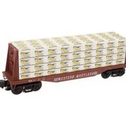 Industrial Rail 1004104 Western Maryland Flatcar w/Lumber Load #71 - Model Train Junction: Quality Parts and Art Supplies
