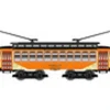Industrial Rail 1008110B Atlantic City 0-27 Trolley #117 - Model Train Junction: Quality Parts and Art Supplies