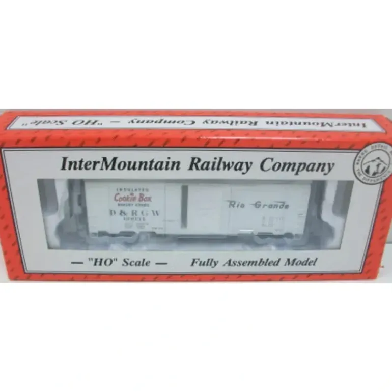 InterMountain 60034 HO D&RGW Cookie Box Boxcar - Model Train Junction: Quality Parts and Art Supplies
