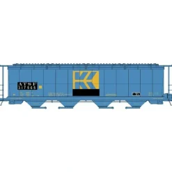 Intermountain, 45137, HO Scale, 4550 Cu. Ft. Cylindrical Covered Hopper, Santa Fe - Ex Koppel - Model Train Junction: Quality Parts and Art Supplies