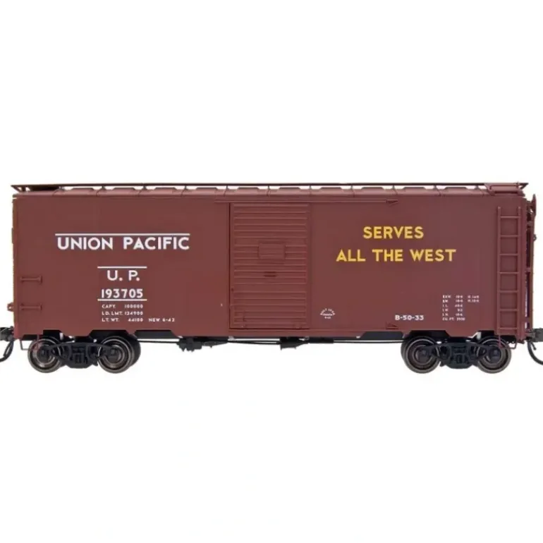InterMountain 45815-30 HO Scale Union Pacific 10'6" 1937 AAR Boxcar #193731 - Model Train Junction: Quality Parts and Art Supplies