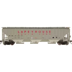 InterMountain, 65293-05, N Scale, 4750 Cu Ft. 3-Bay Hopper, Lapeyrouse Grain Corp, #48155 - Model Train Junction: Quality Parts and Art Supplies