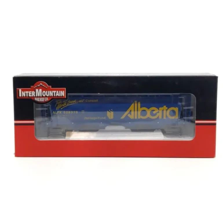 InterMountain 1102A HO Scale Alberta 4-Bay Cylindrical Hopper #628378 LN/Box - Model Train Junction: Quality Parts and Art Supplies