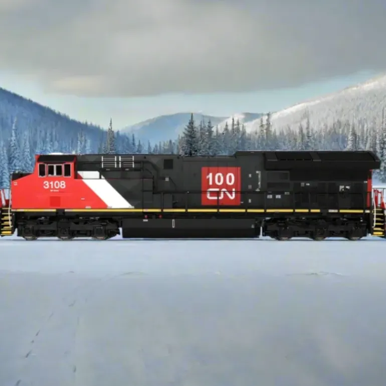 InterMountain, HO Scale, 497108S-01, ET44AC (EF-644u), Canadian National, 100th Anniversary, #3108, DCC & Sound - Model Train Junction: Quality Parts and Art Supplies