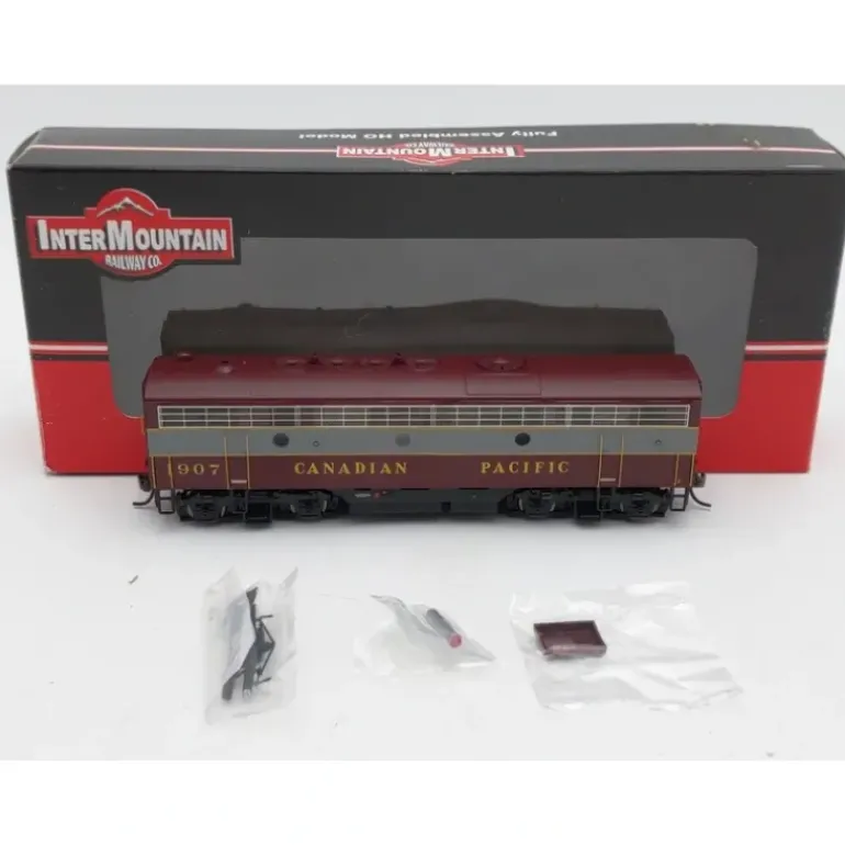 InterMountain 49590S-04 HO Canadian Pacific EMD F9B Diesel Loco #1907 w/DCC &SND LN/Box - Model Train Junction: Quality Parts and Art Supplies