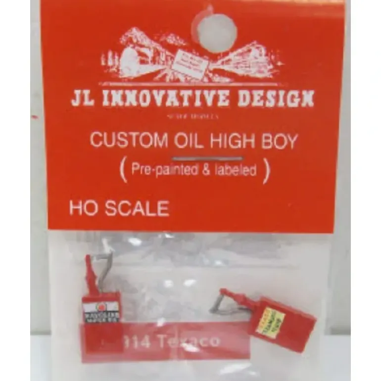 JL Innovative Design 914 HO Texaco Custom Oil High Boy (Pack of 2) - Model Train Junction: Quality Parts and Art Supplies