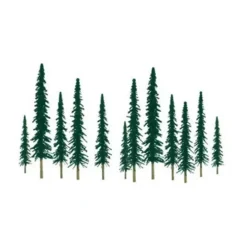 JTT Scenery Products 92011 HO 4-6" Super Scenic Conifer Tree (Pack of 24) - Model Train Junction: Quality Parts and Art Supplies