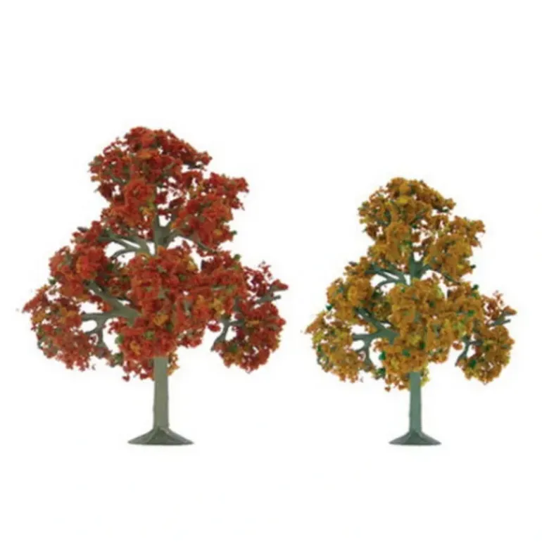 JTT Scenery Products 92112 HO 5.5-6" Autumn Deciduous Tree (Pack of 2) - Model Train Junction: Quality Parts and Art Supplies