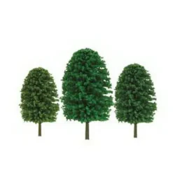 JTT Scenery Products 92034 N 2-3" Super Scenic Evergreen Tree (Pack of 36) - Model Train Junction: Quality Parts and Art Supplies