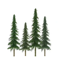 JTT Scenery Products 92026 N 2-4" Super Scenic Spruce Tree (Pack of 36) - Model Train Junction: Quality Parts and Art Supplies