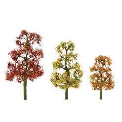 JTT Scenery Products 92063 N 3.5-4" Premium Autumn Sycamore Tree (Pack of 2) - Model Train Junction: Quality Parts and Art Supplies