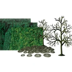 JTT Scenery Products 92067 O 6" Super Scenic Deciduous Tree (Pack of 6) - Model Train Junction: Quality Parts and Art Supplies