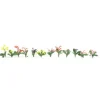 JTT Scenery Products 95507 3/8" Petunias Red/Pink/Yellow/Purple (Pack of 40) - Model Train Junction: Quality Parts and Art Supplies