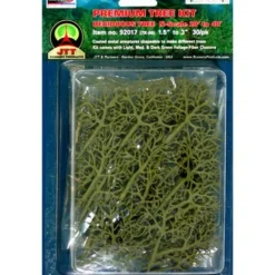 JTT Scenery Products 92017 Z 1.5-3" Premium Deciduous Tree (Pack of 30) - Model Train Junction: Quality Parts and Art Supplies