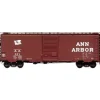 Kadee 4501 HO Ann Arbor 40' PS-1 Boxcar with 6' Youngstown Door #371 - Model Train Junction: Quality Parts and Art Supplies