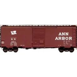 Kadee 4501 HO Ann Arbor 40' PS-1 Boxcar with 6' Youngstown Door #371 - Model Train Junction: Quality Parts and Art Supplies