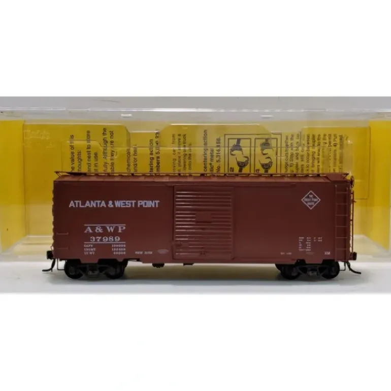 Kadee 5106 HO Atlanta & West Point 40' PS-1 HO Boxcar #37989 - Model Train Junction: Quality Parts and Art Supplies