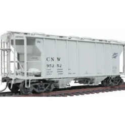 Kadee 8217 HO Chicago & North Western PS-2 Covered Hopper #95252 - Model Train Junction: Quality Parts and Art Supplies