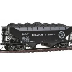 Kadee 7034 HO Delaware & Hudson 50 Ton AAR "Standard" 2 Bay Open Hopper #6160 - Model Train Junction: Quality Parts and Art Supplies