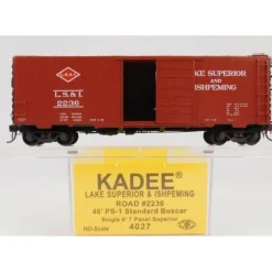 Kadee 4027 HO Lake Superior & Ishpeming 40' PS-1 Boxcar #2236 - Model Train Junction: Quality Parts and Art Supplies