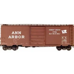 Kadee 5226 HO Scale Ann Arbor 40' PS-1 Boxcar #1281 with 8' Doors - Model Train Junction: Quality Parts and Art Supplies
