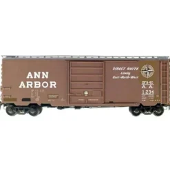 Kadee 5214 HO Scale Ann Arbor 40' PS-1 Standard Boxcar #1234 w 8' Doors - Model Train Junction: Quality Parts and Art Supplies