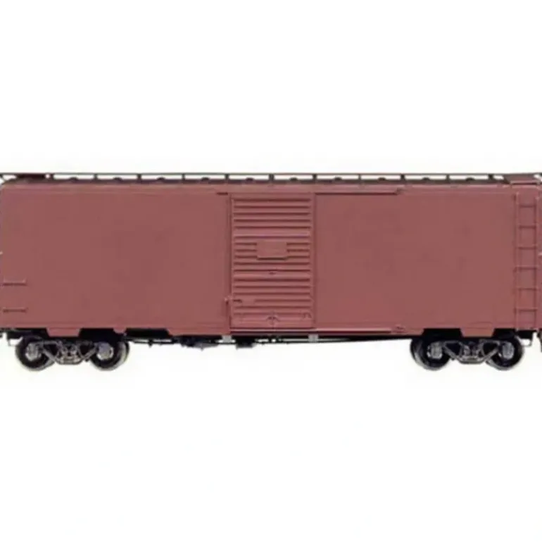 Kadee 3998 HO Undecorated 40' PS-1 Boxcar (Dark Tuscan) - Model Train Junction: Quality Parts and Art Supplies