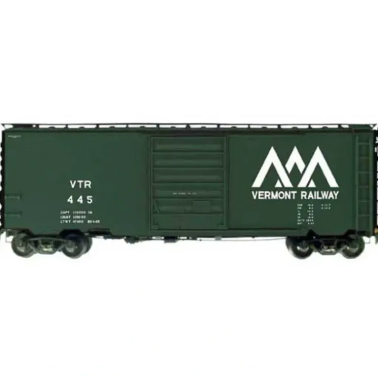 Kadee 5222 HO Vermont Railway 40' PS-1 Boxcar #445 - Model Train Junction: Quality Parts and Art Supplies