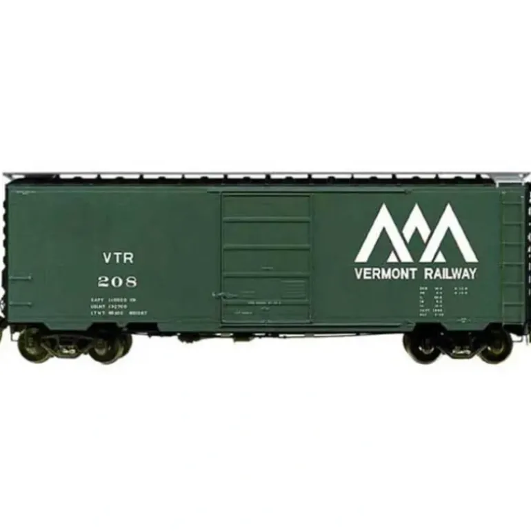 Kadee 4903 HO Vermont Railway 40' PS-1 Boxcar #208 - Model Train Junction: Quality Parts and Art Supplies