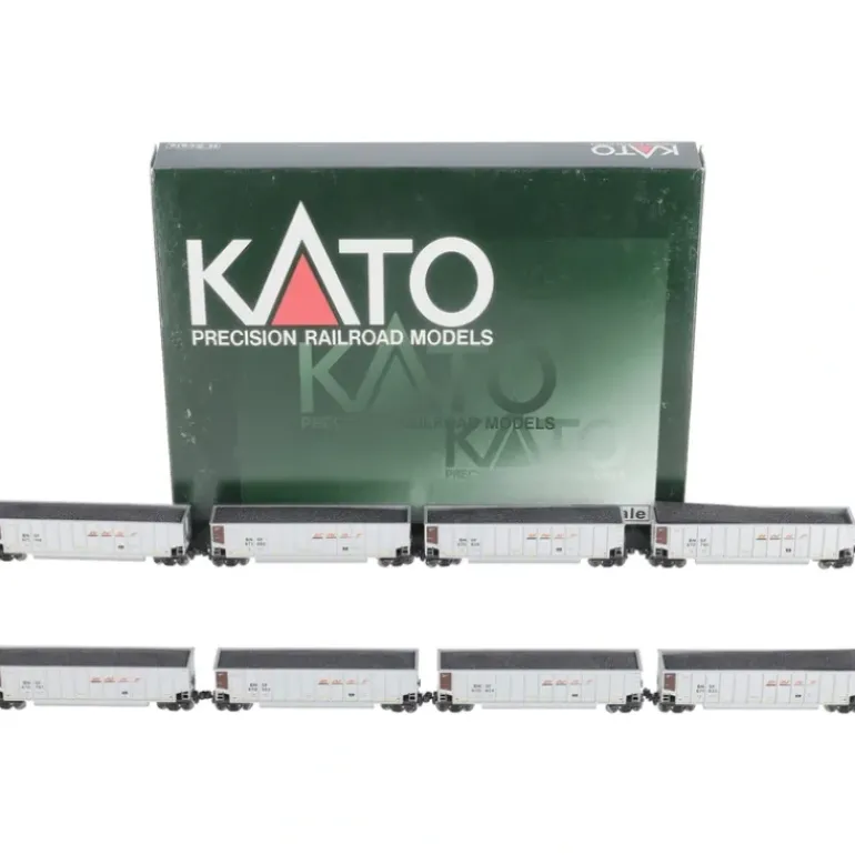 Kato 106-4614 BNSF Coalporter Set (8 cars) - Model Train Junction: Quality Parts and Art Supplies