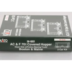 Kato 38-0201 Boston & Maine ACF Hopper Car Set (3) - Model Train Junction: Quality Parts and Art Supplies
