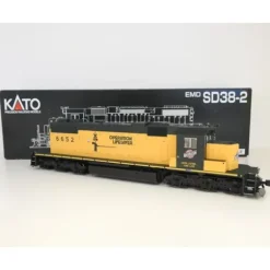 Kato 37-6521 HO C&NW SD38-2 Diesel Locomotive w/DCC & Light #6652 - Model Train Junction: Quality Parts and Art Supplies