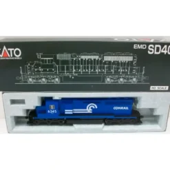 Kato 37-6324 HO Conrail SD40 Diesel Locomotive #6345 - Model Train Junction: Quality Parts and Art Supplies