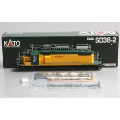 Kato 37-6522 HO Scale C&NW Powered SD38-2 Diesel Locomotive #6656 - Model Train Junction: Quality Parts and Art Supplies