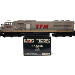 Kato 37-6456 HO Scale TFM SD70MAC Diesel Locomotive #1634 - Model Train Junction: Quality Parts and Art Supplies