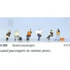 Kato 24-205 Japanese Seated Passengers Figures (Set of 6) - Model Train Junction: Quality Parts and Art Supplies
