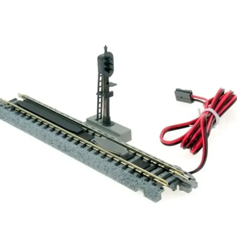 Kato 20-605 N 124 mm 4 7/8" Automatic 3 Color Signal Straight UniTrack - Model Train Junction: Quality Parts and Art Supplies