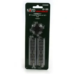 Kato 20-320 N 124 mm Radius 90 Crossing 4 7/8" UniTrack Set - Model Train Junction: Quality Parts and Art Supplies