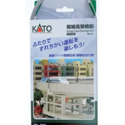 Kato 23-020 N Double Track Viaduct Pre-Cast Pier Set - Model Train Junction: Quality Parts and Art Supplies
