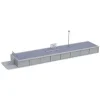 Kato 23-102 N Island Platform With a Type End # 1 - Model Train Junction: Quality Parts and Art Supplies