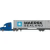Kato 31-617 N Maersk/Sealand Highway Tractor Trailer W/40' Container Chassis - Model Train Junction: Quality Parts and Art Supplies